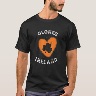 T-shirt CLONES Shamrock Gaelic Football et Hurling Vintag