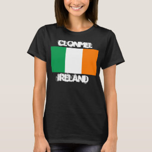T-shirt Clonmel, Irlande avec drapeau irlandais