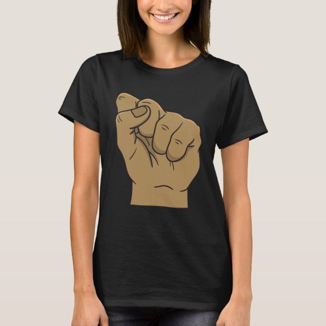 T-shirt Closed Fist Resistance Opposition (Devant)