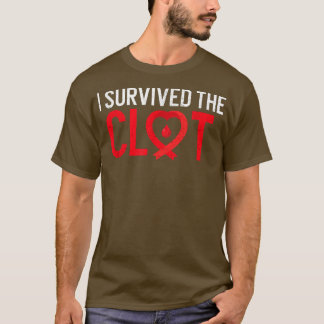 T-shirt Clot de sang Survié PE Supporter Embolis Pulmonair