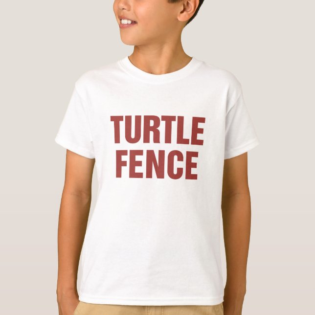 T-shirt Clôture de tortue (Devant)