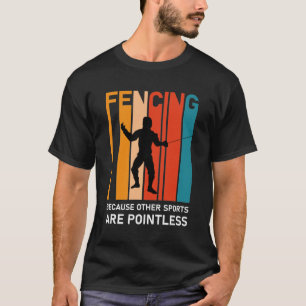 T-shirt Clôture Parce Que D'Autres Sports Sont Sans Pointe