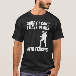 T-shirt Clôture Pour Hommes Femmes Fencer Sword Sports 3