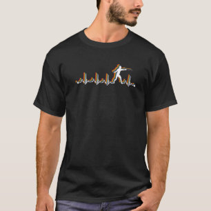 T-shirt Clôture Retro Heartbeat Ekg Vintage 80s