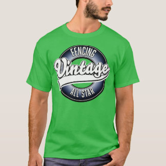 T-shirt Clôture vintage toute étoile