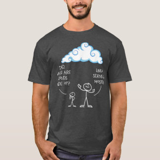 T-shirt Clouages Mens Principalement Fabriqués De Linu Et