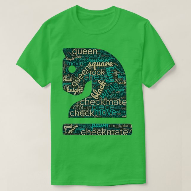 T-shirt Cloud d'échecs (Design devant)