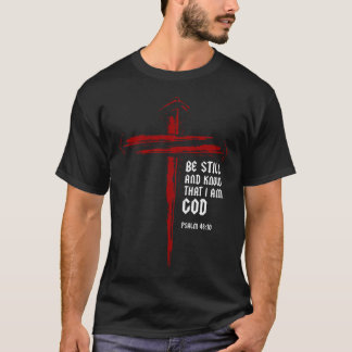 T-shirt Clous de Croix Chrétienne Jésus Foi Psaume 4610 Bi
