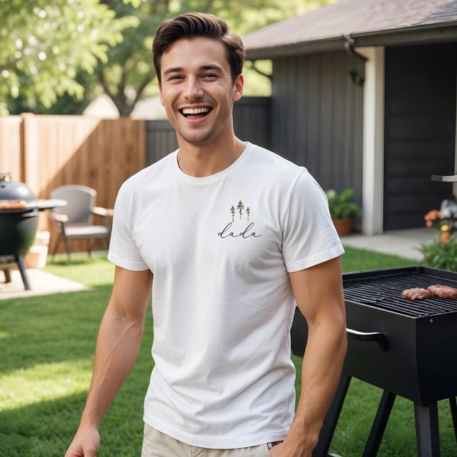 T-shirt CLOVER Pine Tree Forest Baby shower Dada (Créateur téléchargé)