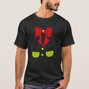 T-shirt Clown Cravate Cirque drôle Costume d'Halloween pou
