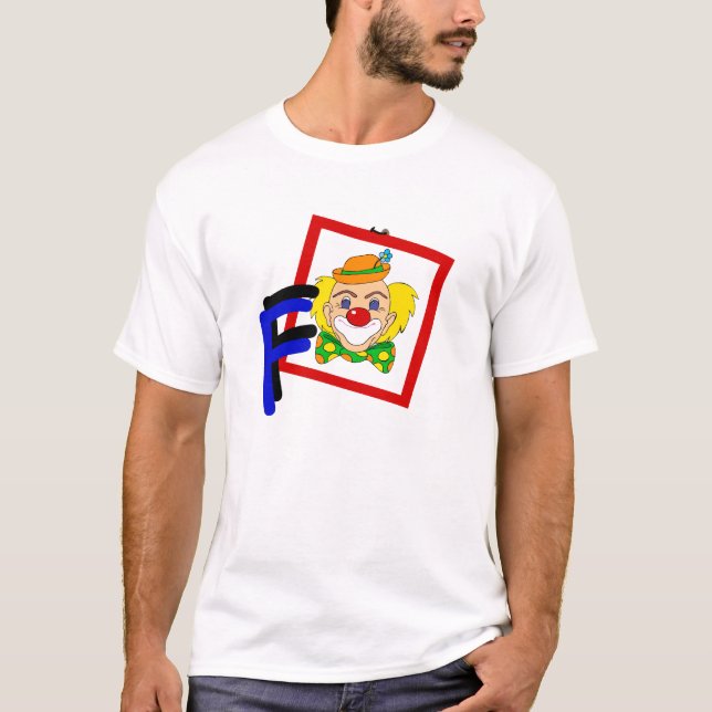 T-shirt Clown de F (Devant)