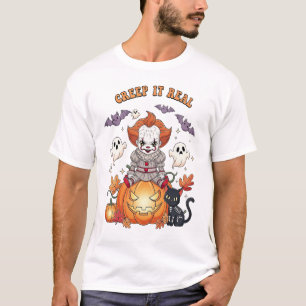 T-shirt Clown de Halloween Creep It Real