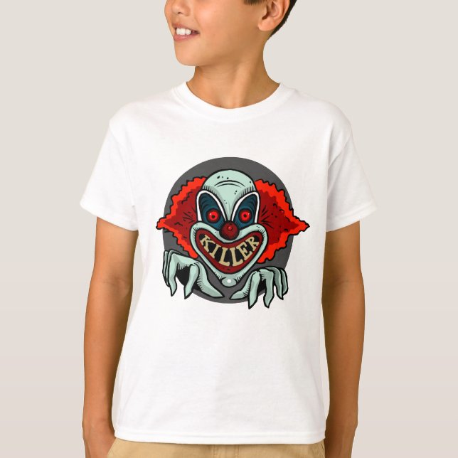 T-shirt Clown de tueur (Devant)