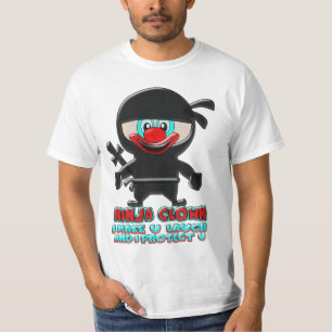 T-shirt Clown drôle de ninja