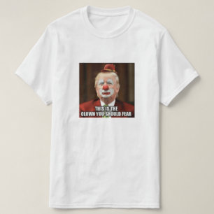T-SHIRT CLOWN EFFRAYANT DE DONALD TRUMP