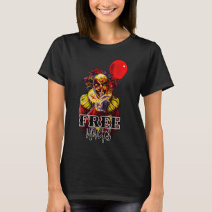 T-shirt Clown effrayant d'Halloween COSTUMES DE FÊTE TENDR