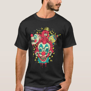 T-shirt Clown mauvais