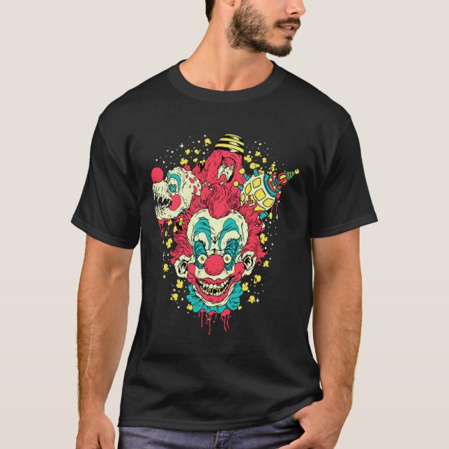T-shirt Clown mauvais (Devant)