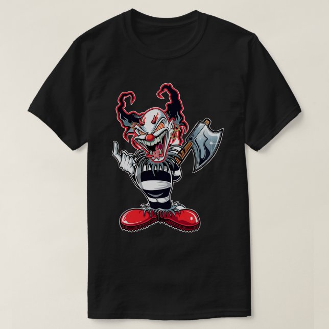 T-shirt Clown rétro (Design devant)