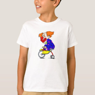 T-shirt Clown sur le tricycle
