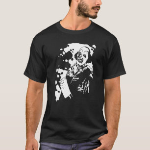 T-shirt Clown Terrible d'Horreur Évil Tenant une Hache Hal