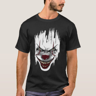 T-shirt Clown tueur d'Halloween Mime Arlequin Clown effray
