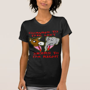 T-shirt Clowns de républicains de Démocrate aux jokers