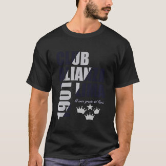 T-shirt Club Alianza Lima Corazon Femme de football péruvi