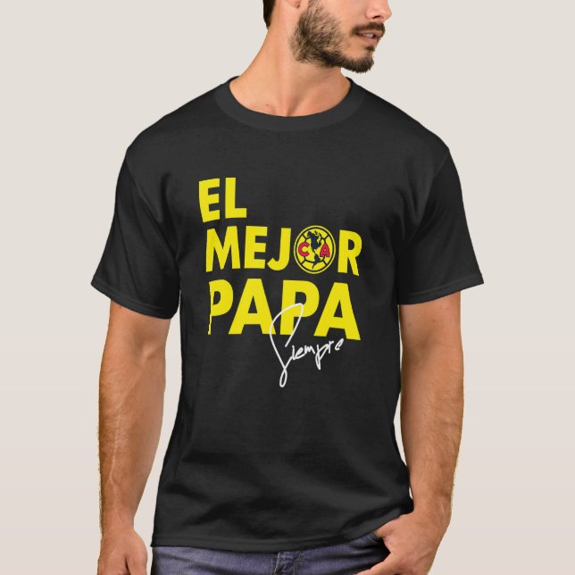 T-shirt Club America El Mejor Papá Siempre (Devant)