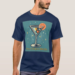 T-shirt Club Atomic Martini Cocktail Rétro Futuriste
