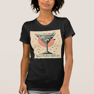 T-shirt Club Atomic Martini Rétro Futuriste Espace Age