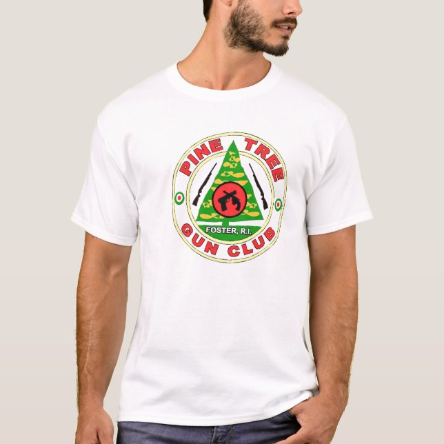 T-shirt club d'arme à feu de pin (Devant)