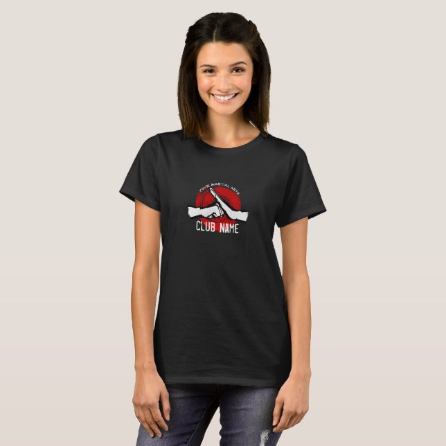 T-shirt Club d'arts martiaux (Devant entier)