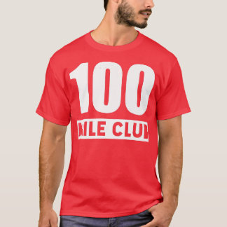 T-shirt Club de 100 miles - piste de 100 miles (160 km) à 
