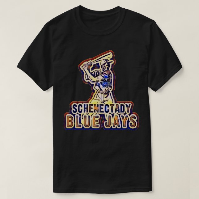 T-shirt Club de baseball Schenectady Blue Jays (Design devant)