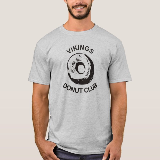T-shirt Club de beignet de Vikings (Devant)