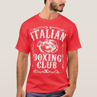 T-shirt Club de boxe italienne Gants de boxe Vintage Itali
