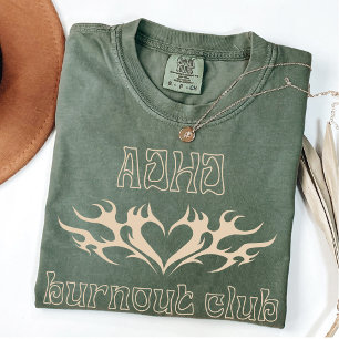 T-shirt Club de Burnout ADHD AuDHD Surstimulé maman