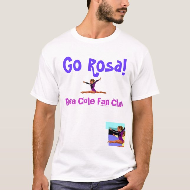 T-shirt Club de fan de Rosa Cole - customisé (Devant)
