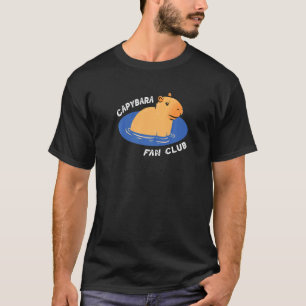 T-shirt Club de fans de capybara disant que l'animal de na