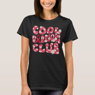 T-shirt club de guerrier cool sensibilisation au cancer du