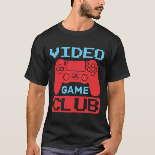 T-shirt Club de jeu vidéo avec joystick