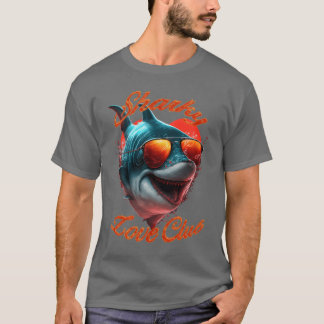 T-shirt Club de l'amour de Sharky rétro