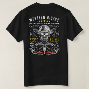 T-shirt Club de moto à deux rochers