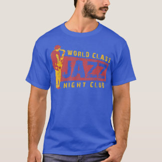 T-shirt Club de nuit de jazz de classe mondiale