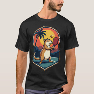 T-shirt Club de Pickleball Capybara - Conception de logo r