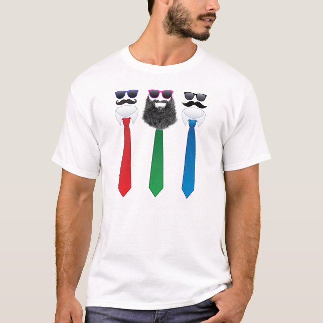 T-shirt Club de pilosité faciale (Devant)