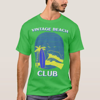 T-shirt Club de plage familial Vintage