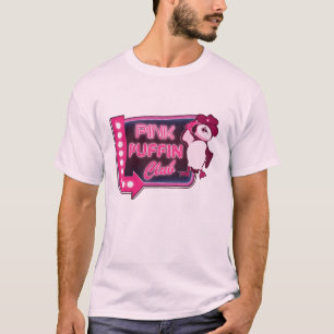T-shirt Club de Puffin rose