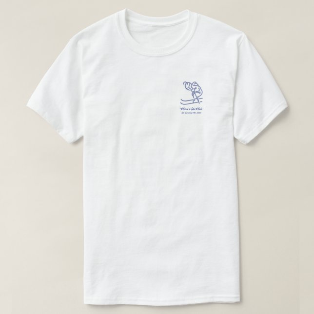 T-shirt Club de ski Clara (Design devant)